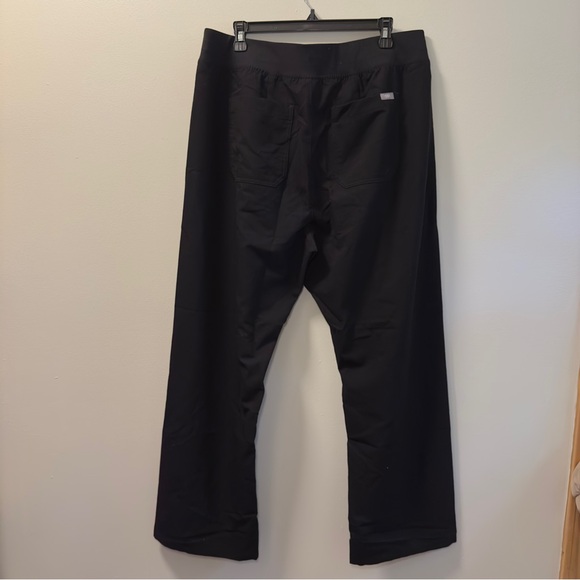 ‎Figs Womens Black Livingston Straight Leg Drawstring Scrub Pant Sz 2X NWOT - Picture 4 of 6